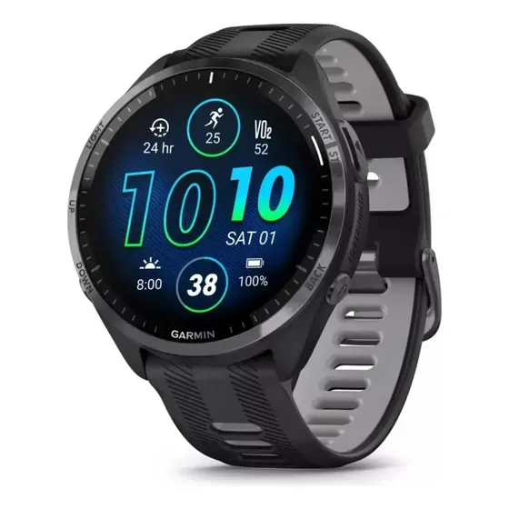 Smartwatch Gps Garmin Forerunner 965 Music 47mm Vo2 Triatlon