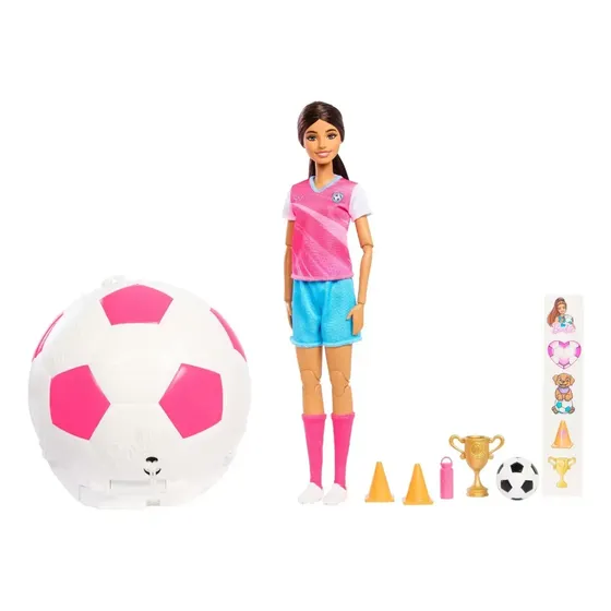 Boneca Barbie Jogadora de Futebol com Acessórios Mattel