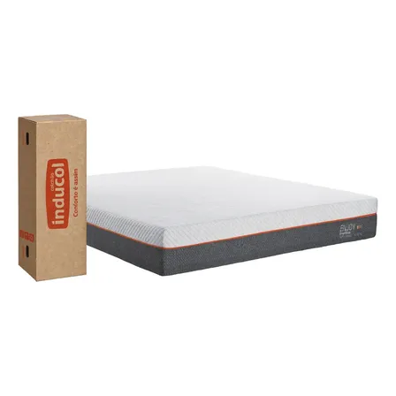 Colchão King Enjoy Inducol 193x203cm C/ Visco 25cm Altura