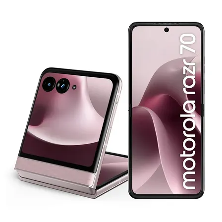 Smartphone Motorola Razr 70 5g - 256gb 8gb Ram+16gb Ram Boost, Tela Externa 3.6 E Tela Interna 6.9 Extreme Amoled 120hz - Rosa