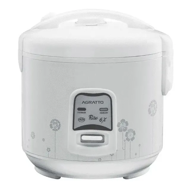 Panela Elétrica De Arroz Riso Pa6x Agratto Cor Branco Frequência 60 Hz