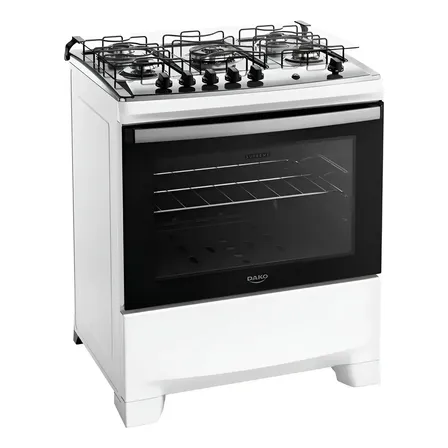 Fogão 5 Bocas Dako Supreme Cor Branco Bivolt
