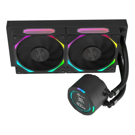 Water Cooler Delta V2 240 Argb Lcd 3200 Rpm Preto Kalkan Preto