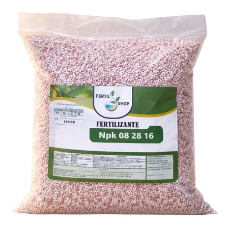 Fertilizante Npk 08 28 16 20kg Super Fósforo Safra Grande