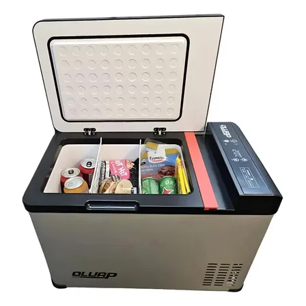 Geladeira Portátil 20l 12v/24v 110v/220v Quadrivolt Ônibus Caminhão Van Motorhome OLUAP