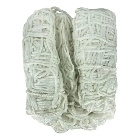 Rede Futebol Campo Master Rede Fio 6mm Seda Profissional Branco