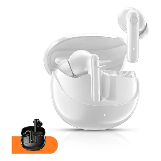 Fone de Ouvido Sem Fio Bluetooth 5.4 IPX5 Tws Anc In-ear Bateria De 20 Horas De Duração 50h Em Standby Cor Branco Inova