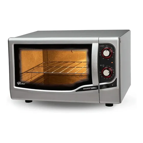 Forno Elétrico De Bancada Fischer Gourmet Grill 44 Litros Cor Prata 127v