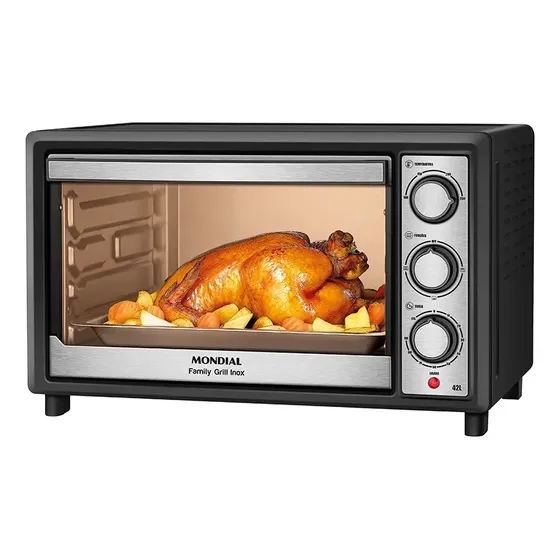 Forno Elétrico 42l Family Ii Mondial Preto 1600w Frn-42-bi Preto