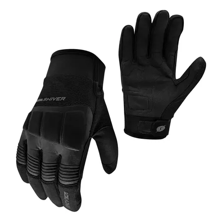 Luva Moto Shiver Rocket 2 Touch Screen Proteção P Ao Ggg Preto G