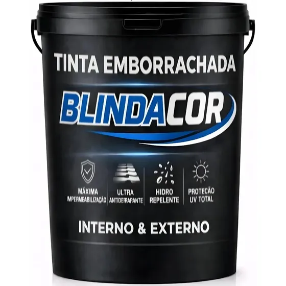 Tinta Emborrachada Blindacor Para Parede e Telhado – 18 kg