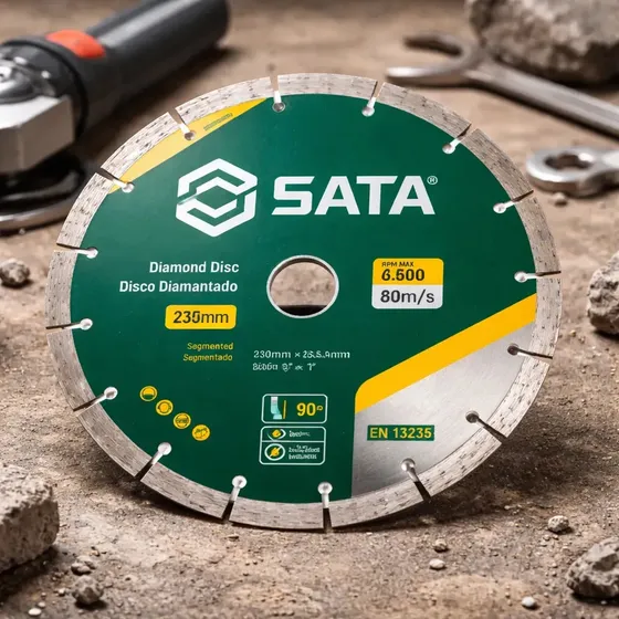Disco Corte Diamantado Segmentado 110mm Sata St155006 Verde