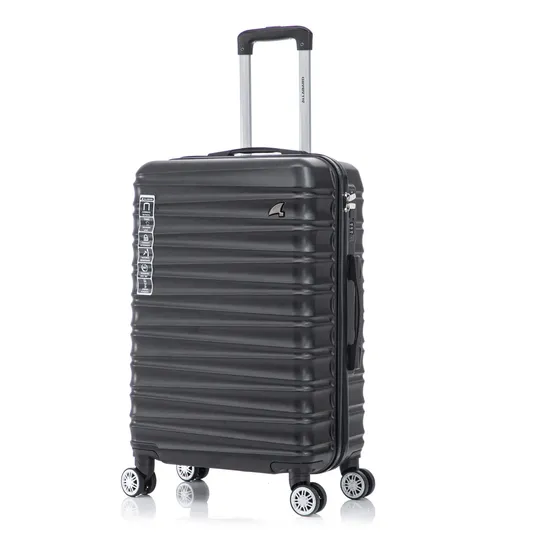 Mala de Viagem Grande 23kg Allabard Pisa Preto Casco ABS Premium