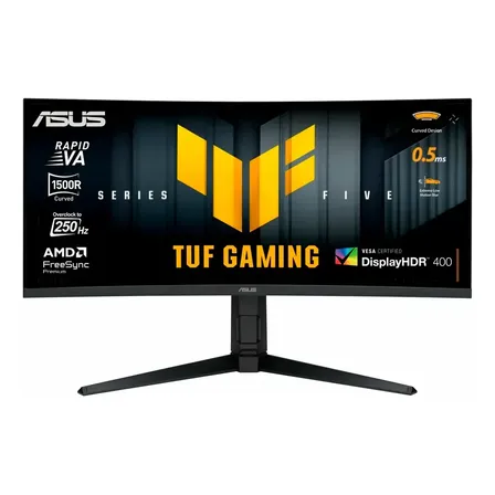 Monitor de jogador Asus Tuf VG34WQML5A 34 Wqhd 250 Hz 0,5 m preto curvo