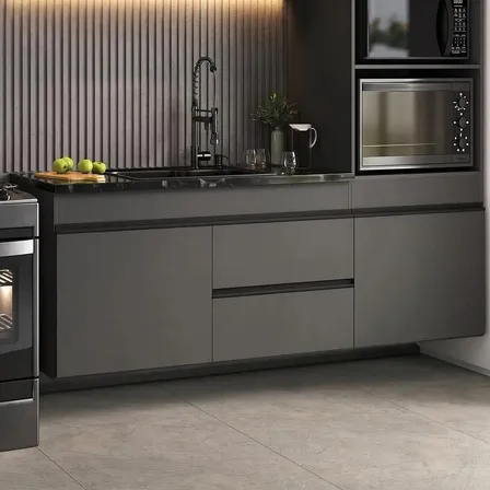 Armário de Cozinha Modulada Completa Suspensa 251,5cm Milano Multimóveis MP2405