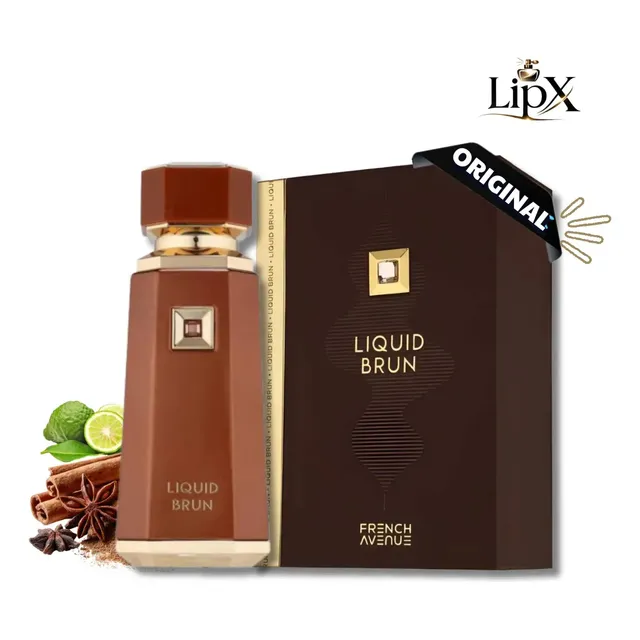 Perfume Arabe Liquid Brun Masculino French Avenue 100ml lipx