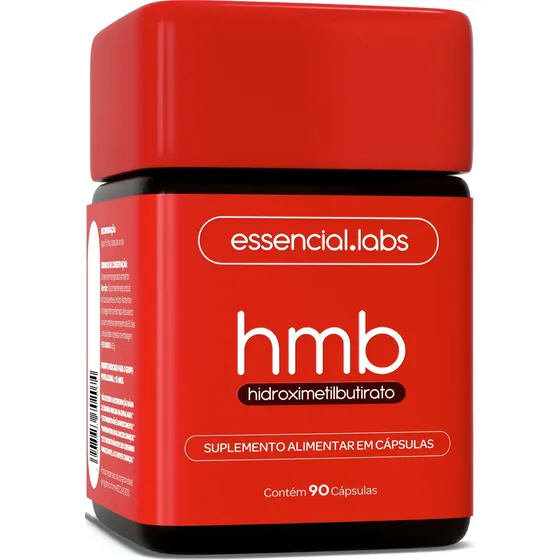 HMB 1500mg Hidroximetilbutirato - Fórmula com Máxima Concentração e Pureza - 90 Cápsulas