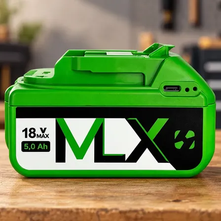 Bateria 18V 5Ah Compatível Makita LXT Li-Ion USB-C Powerbank