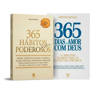 Kit Devocional 365 Dias De Amor Com Deus + Hábitos Poderosos