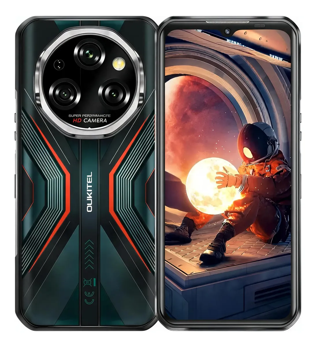 Cat B30 Ouk1tel Wp55 Pro 48gb 512gb Robusto Nfc Prova Agua Preto