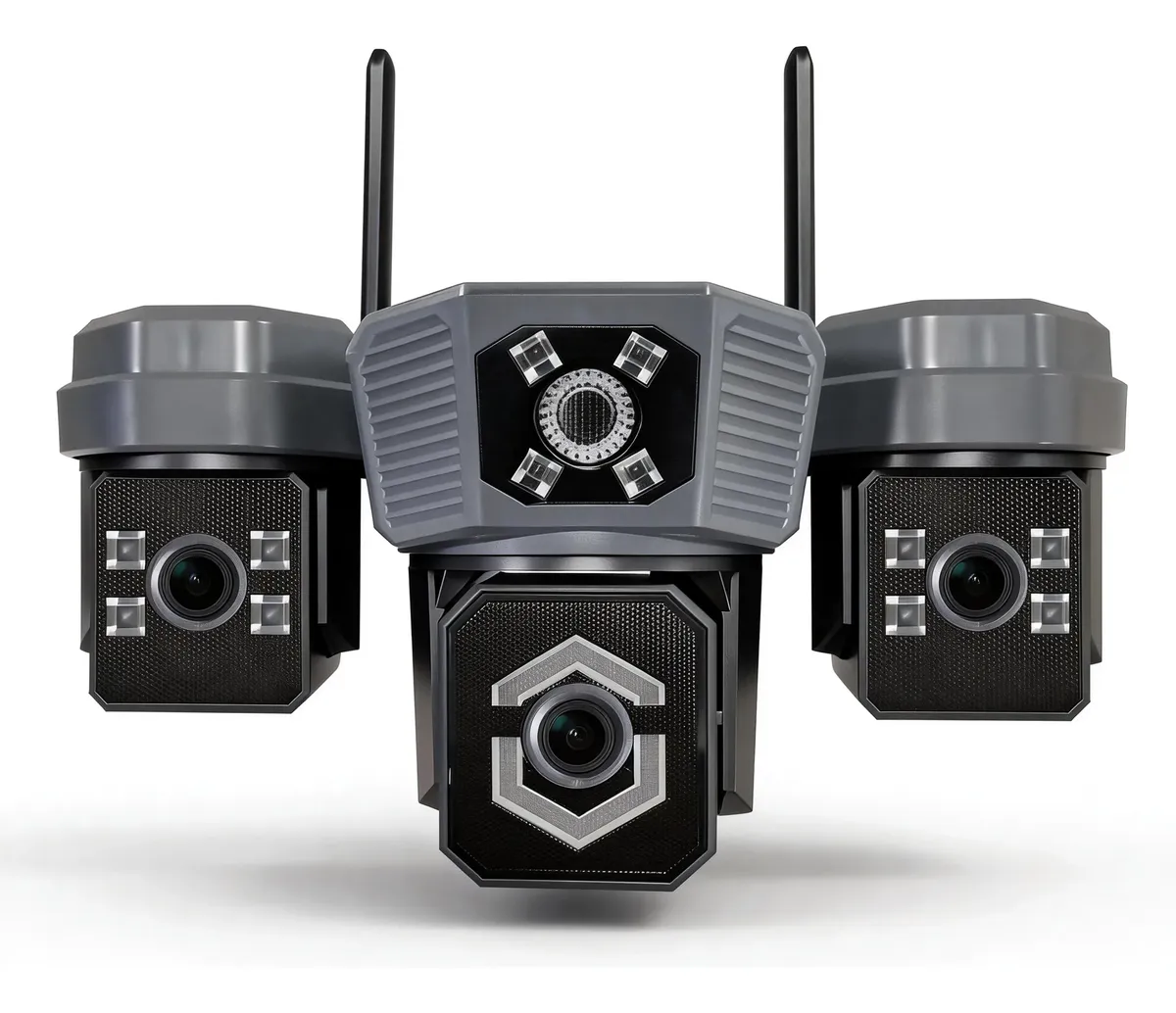 Câmera Ptz Cw23189a Tripla Lente Wifi6 2.4g+5g Ip67 Preto