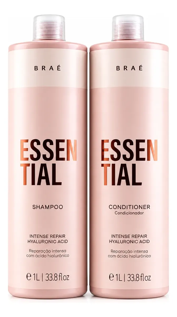 Braé Essential Shampoo E Condicionador 1l Reparação Intensa