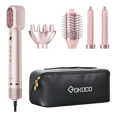 Secador De Cabelo Gd031 Com 5 Em 1 Escova Hot Air Styler