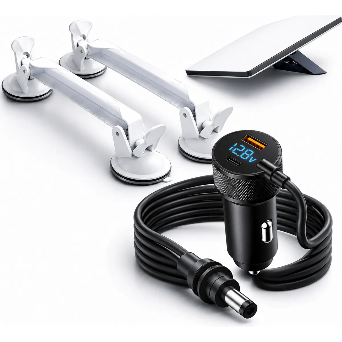Kit Suporte Starlink Mini E Cabo Internet Satélite Veicular