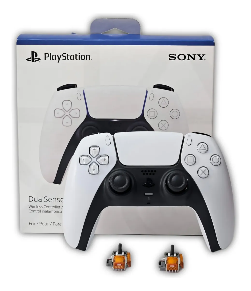 Controle Dualsense Ps5 Com Analógicos Hall Effect Tmr Branco