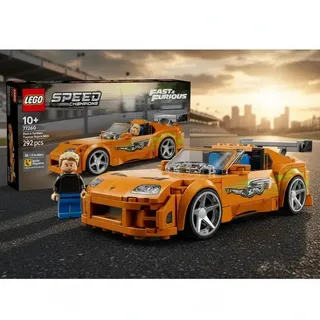 Lego Speed Champions 77260 Supra Mk4 V&f 292pçs 292 Toyota Supra Mk4 De Velozes E Furiosos
