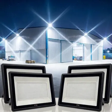 Kit 4 Refletor Super Led Holofote 3000w Pdágua Branco-frio