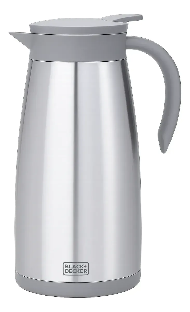 Garrafa Térmica Em Aço Inox 1000ml Liquitherm Black Decker Cinza