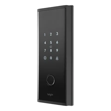 Fechadura Inteligente De Sobrepor Elgin Forti One S 48fswifi Preta