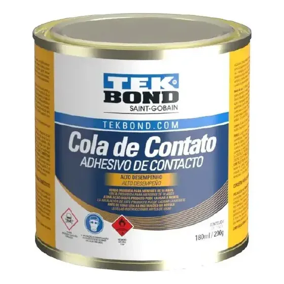 Cola De Contato Adesivo Tek Bond 200g Sapateiro Marceneiro Branco