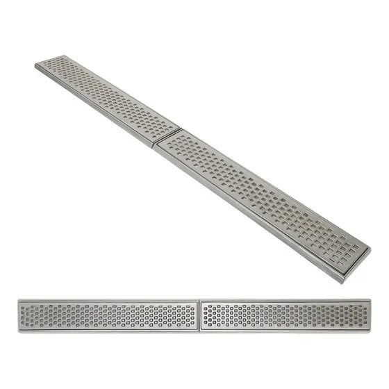 Ralo Linear Grelha 10x100 Coleta Agua Pluvial (2 Pçs 50cm)