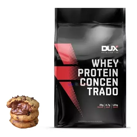 Suplemento Whey Protein Concentrado 1,8kg Dux Nutrition Sabor Cookies & cream