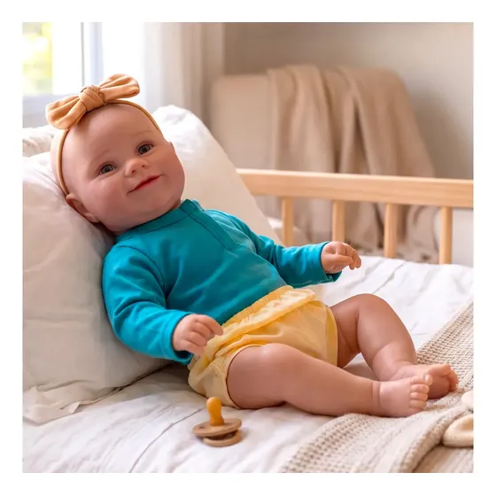 Bebê Reborn Boneca Realista Recém Nascida Pode Dar Banho