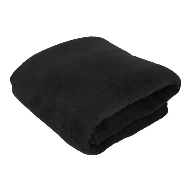 Manta Cobertor Micro Fibra 110 X 150cm - Cores Cor Preto Desenho do tecido Liso