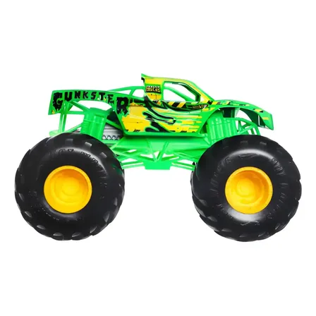 Veículo Hot Wheels Monster Trucks Gunkster 1:24 Multicolorido