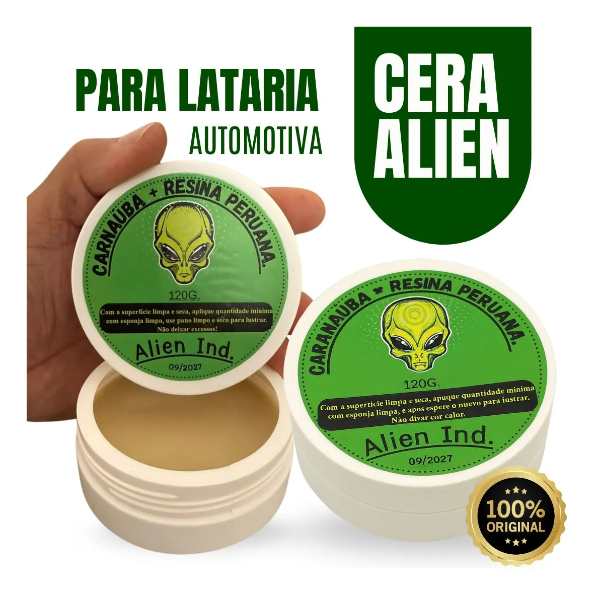 Cera Polimento Queimado Riscos Carnauba Automotiva