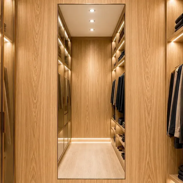 Espelho Florença 90x40cm Corpo Inteiro Grande Moderno Luxo Suporte