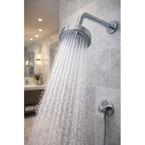 Duchas Popsy Chuveiro Cromado Chuveiro Cromado Inox redonda cor prateado polido