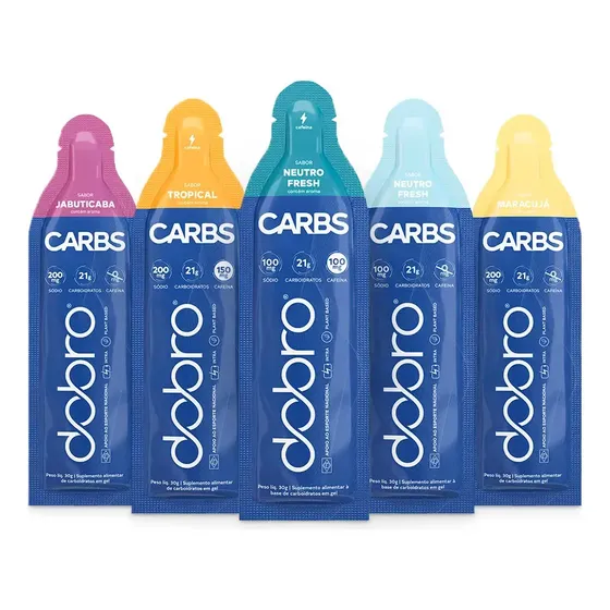 Starter Pack Dobro Carbs Gel (5un X 30g) Variado