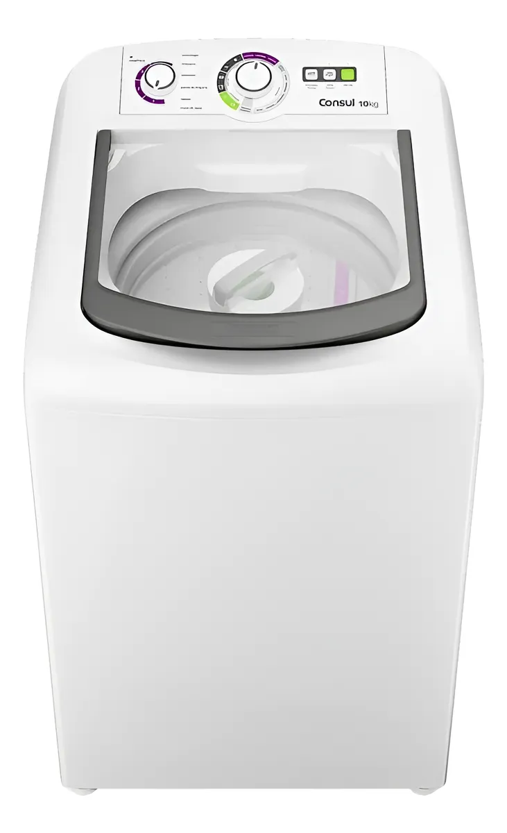 Lavadora De Roupas Consul Cwb10bb 10kg Branca 16 Programas 220v Branco