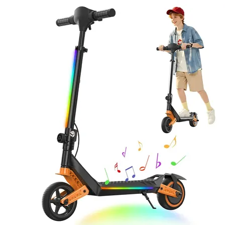 Patinete Elétrico Infantil K6 para Crianças com Bluetooth e Suspensão Dupla