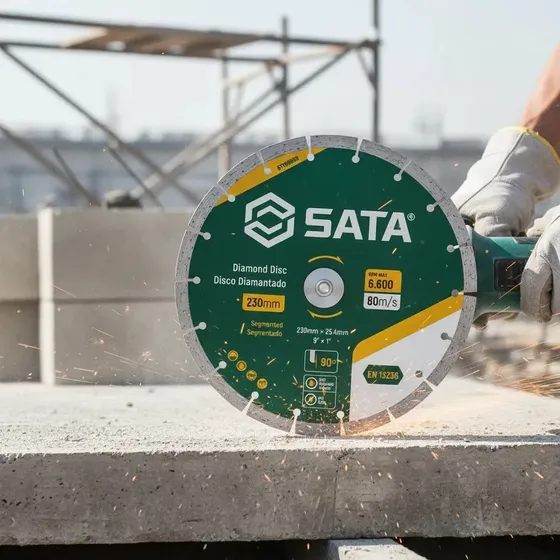 Disco Corte Diamantado Segmentado 115mm Sata St155007 Verde