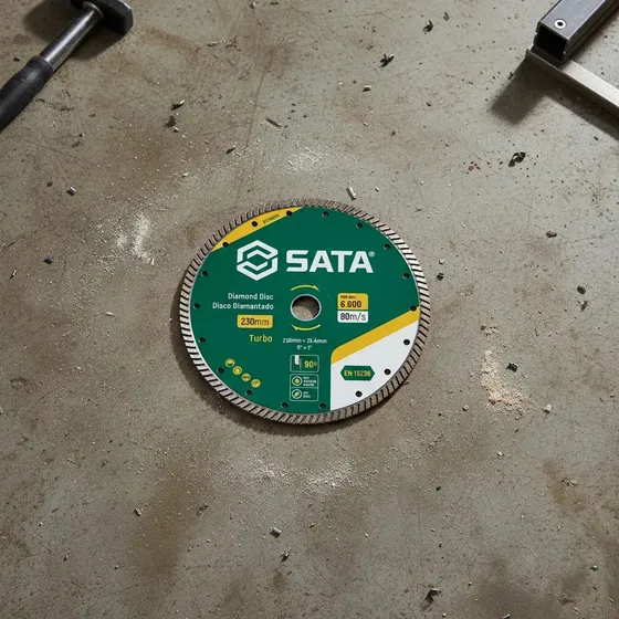 Disco De Corte Diamantado Turbo 110mm St155011 Verde