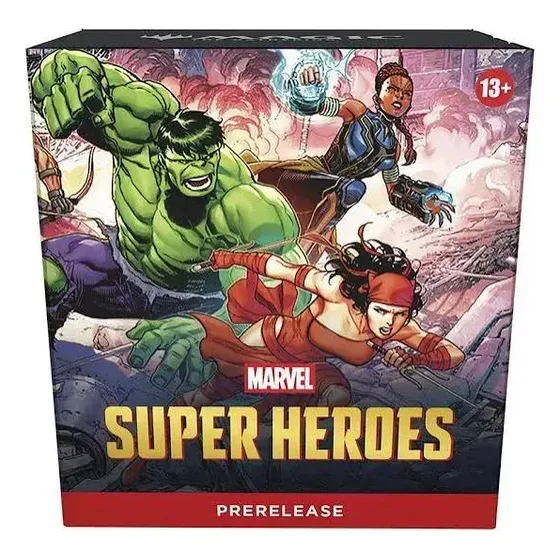 Magic The Gathering Pre Release Pack Marvel Super Heroes Ing Magic Kit Pré-lançamento Marvel Super Heroes Inglês