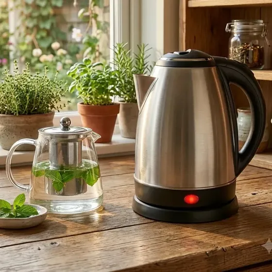 Chaleira Elétrica Divinamente 1,8 Litros de Inox com Desligamento Automático