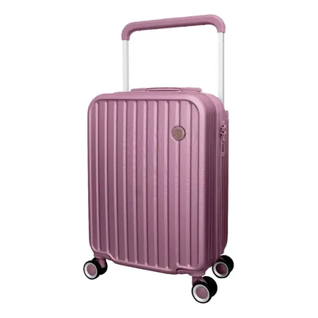 Mala De Viagem Bordo 10kg Monaco - Yins Rosa Listras